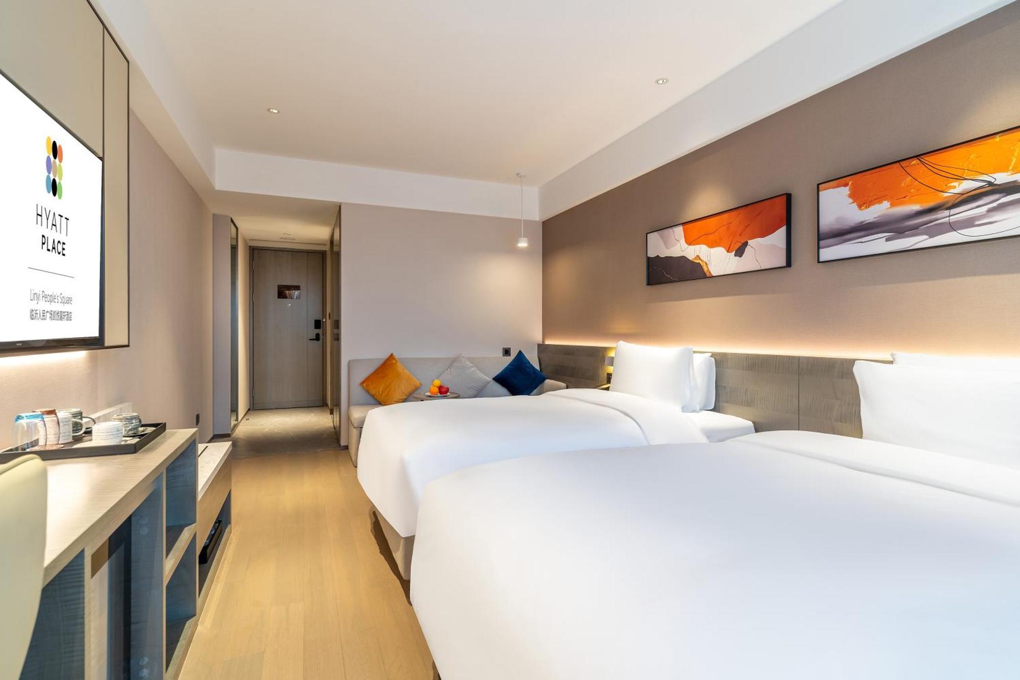 Hyatt Place Linyi People Square Exterior foto