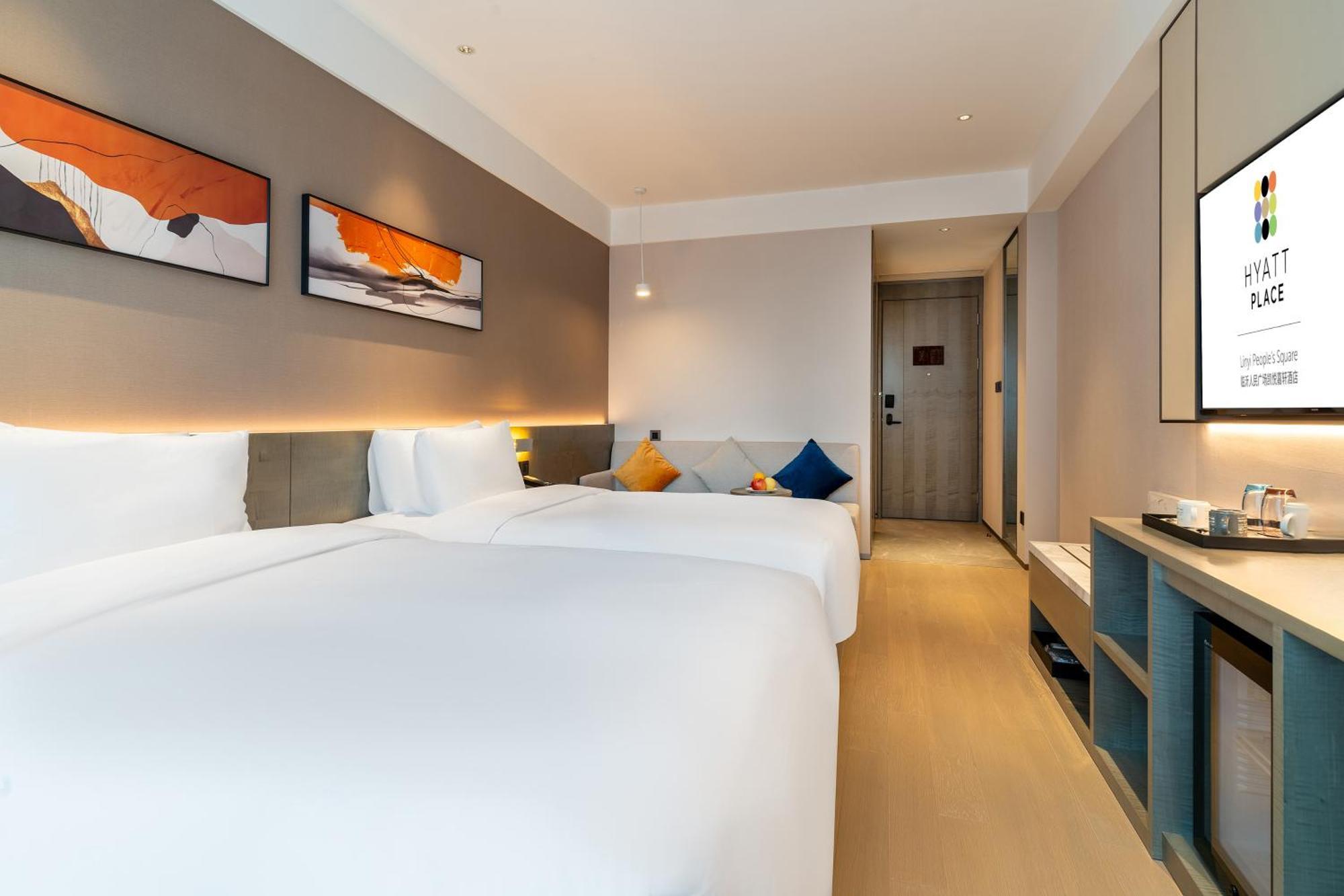Hyatt Place Linyi People Square Exterior foto